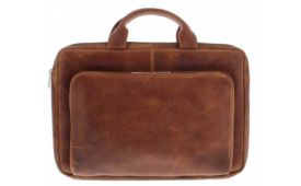 Plevier laptoptas bruin