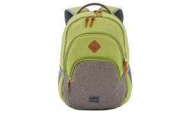 Travelite Laptop Rugzakken grijs en groen